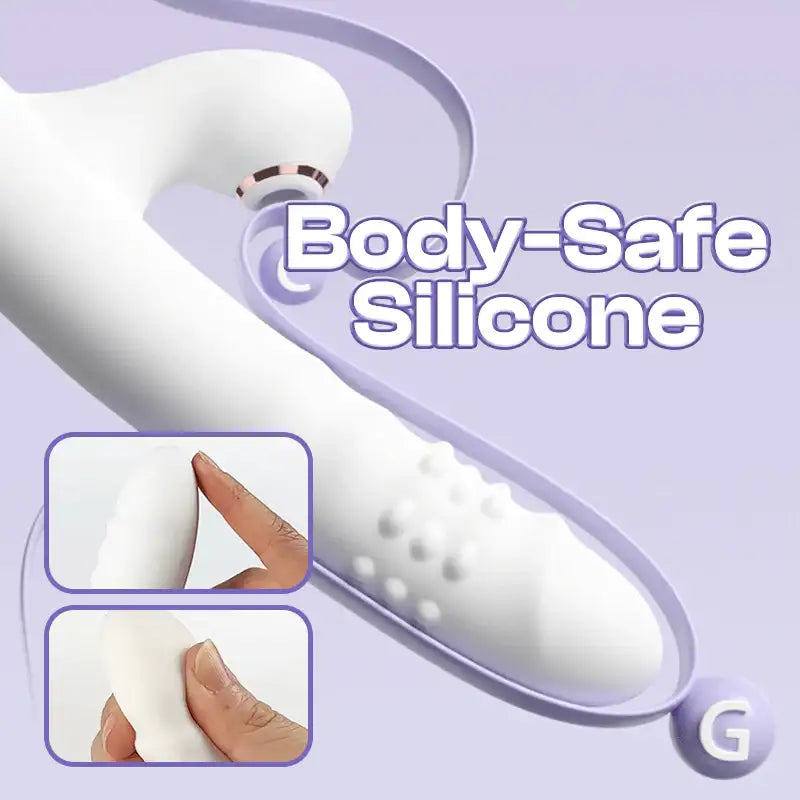 Vortex Pleasure - Thrusting Vibrator with Rotating Beads, Suction and Licking - Frisky Business Adult Sex Toys Shop