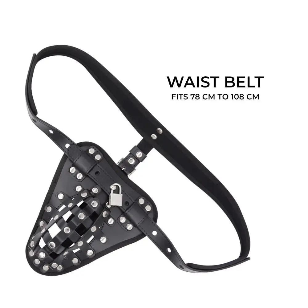 Lockdown Lust Belt - Men Chastity Belt BSDM - Frisky Business Adult Sex Toys Shop
