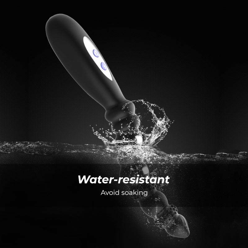 Sparkle Shivers - Vibrating Anal Beads with Light Electric Shock - Frisky Business Adult Sex Toys Shop