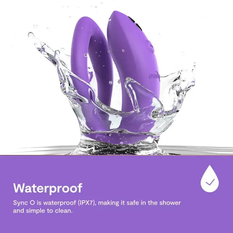 We-Vibe Sync O Light Purple customizable intensity levels Bluetooth connectivity Singapore