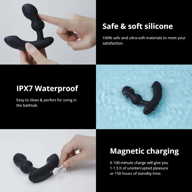 Lovense Edge 2 app controlled prostate massager flexible fit Bluetooth stimulation device Singapore
