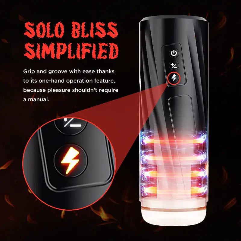 Bliss Companion- Automatic Man Masturbator - Frisky Business Adult Sex Toys Shop