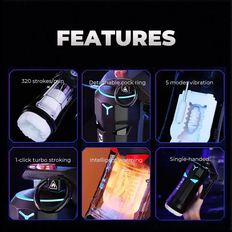 Boom Boom - Automatic Men Stroker - Frisky Business Adult Sex Toys Shop