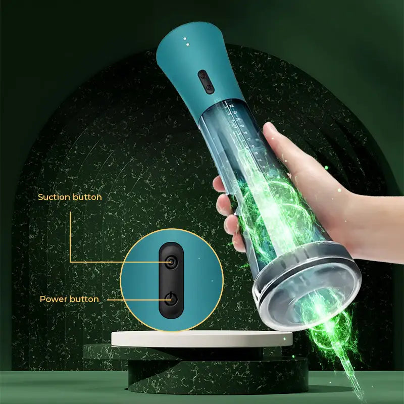 The PumpMaster Pro - Automatic Penis Pump cum Masturbator - Frisky Business Adult Sex Toys Shop