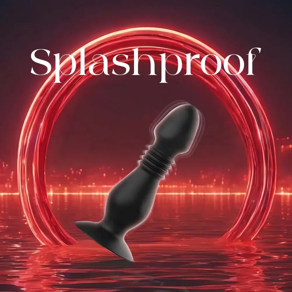 AeroPlug - Thrusting Prostate Massager with Remote Control, Suction Cup Base - Frisky Business Adult Sex Toys Shop