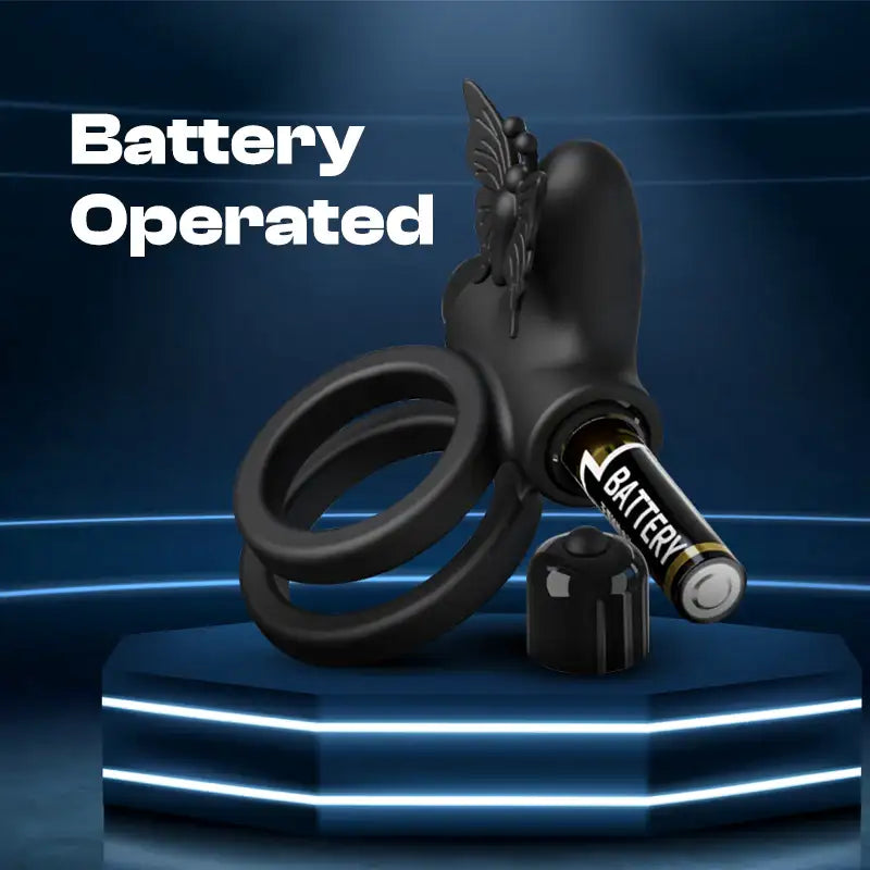 Flutterfusion – Duo-ring Vibrating Cock Ring - Frisky Business Adult Sex Toys Shop