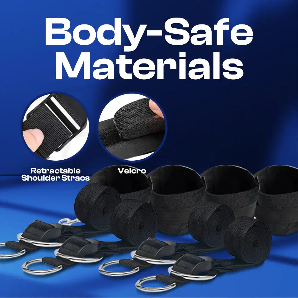 Forbidden Hold – BDSM Bed/Chair/Table Legs Bondage Hand & Leg Cuff Set - Frisky Business Adult Sex Toys Shop