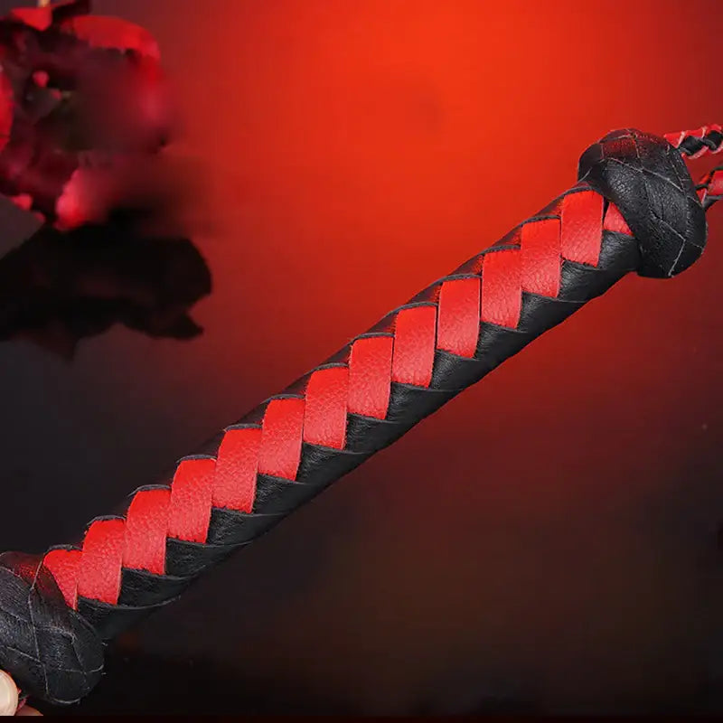 Inferno Fangs - Genuine Leather 9-Tail Whip - Frisky Business Adult Sex Toys Shop