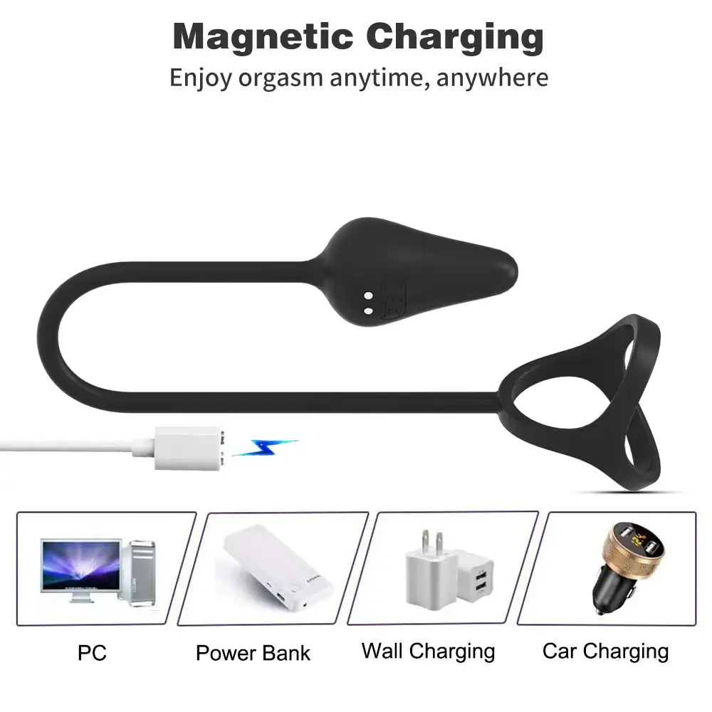 Martin Mojo - Anal Vibrator and Cock Ring with Remote Control - Frisky Business Adult Sex Toys Shop