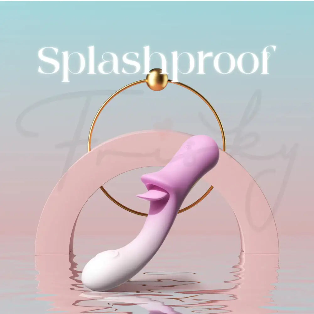 Moonlit Touch – Tongue Licking Clitoral Stimulation G-Spot Tapping Vibrator - Frisky Business Adult Sex Toys Shop