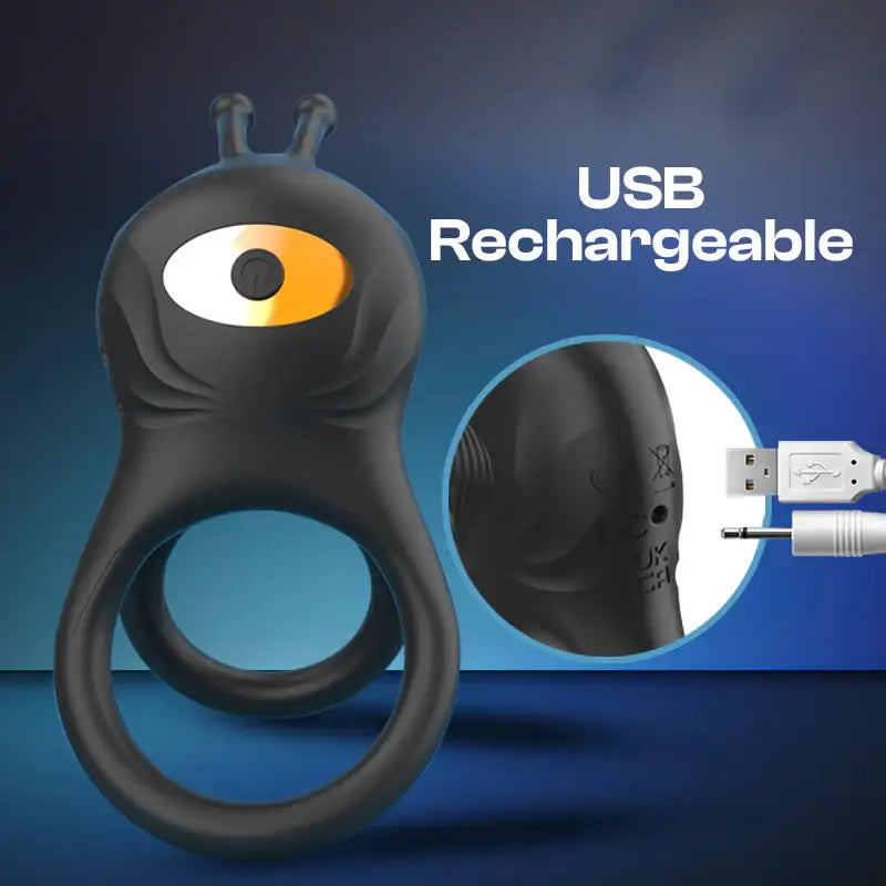 Nezar Night - Vibrating Dual Cock Ring - Frisky Business Adult Sex Toys Shop