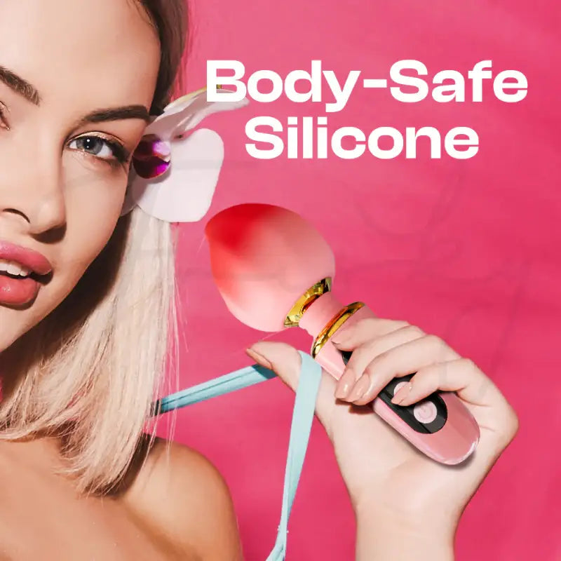 Peach Pulse - Female Peachy Mini AV Vibrator - Frisky Business Adult Sex Toys Shop