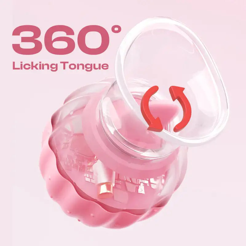Sarah Succulent - 2-in-1 Sucking and Licking Vibrator - Frisky Business Adult Sex Toys Shop