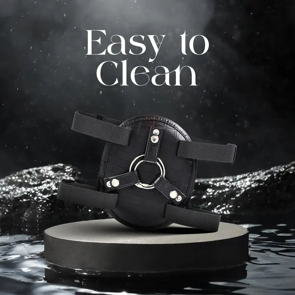 Strap Throne - PU Leather Mounting Strap for Dildo Compatible with Chair and Thigh Use - Frisky Business Adult Sex Toys Shop