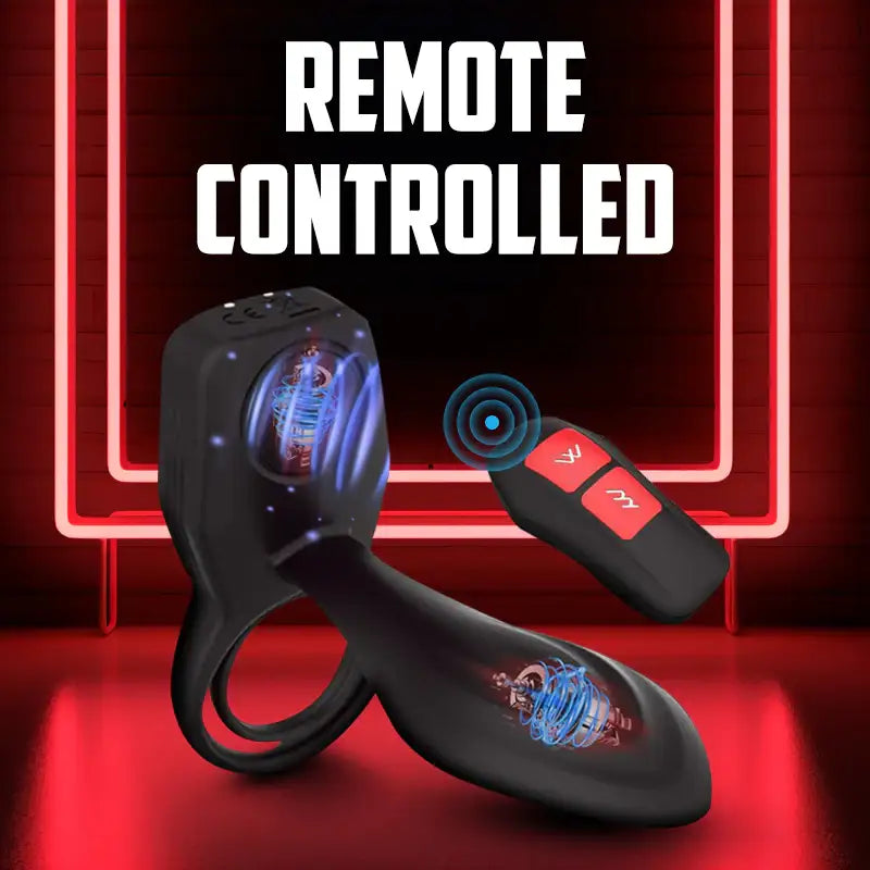 Tingle Tongue Tango – Vibrating & Tapping Cock Ring - Frisky Business Adult Sex Toys Shop