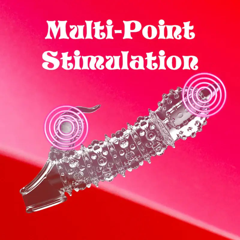 Twin Tremors Tease – Vibrating Penis Sleeve - Frisky Business Adult Sex Toys Shop
