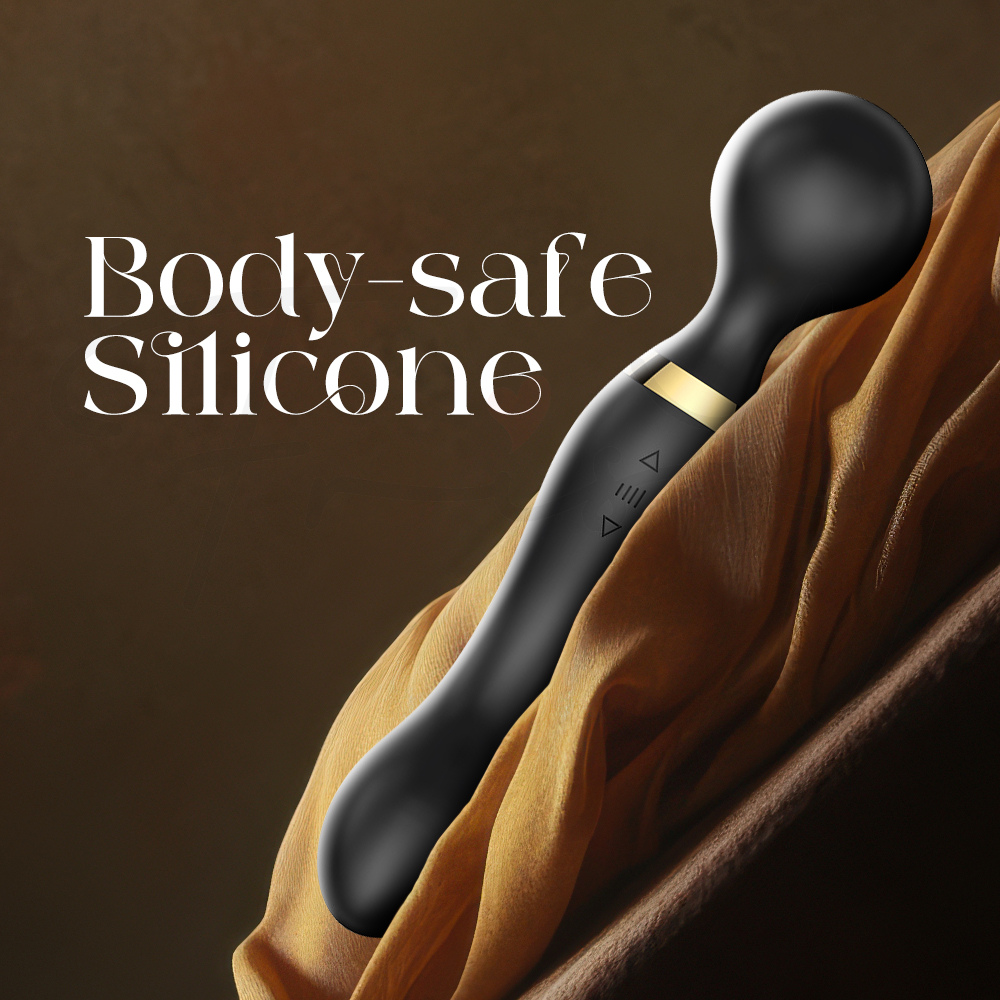 Smooth body-safe silicone surface close-up showing soft texture and premium material quality