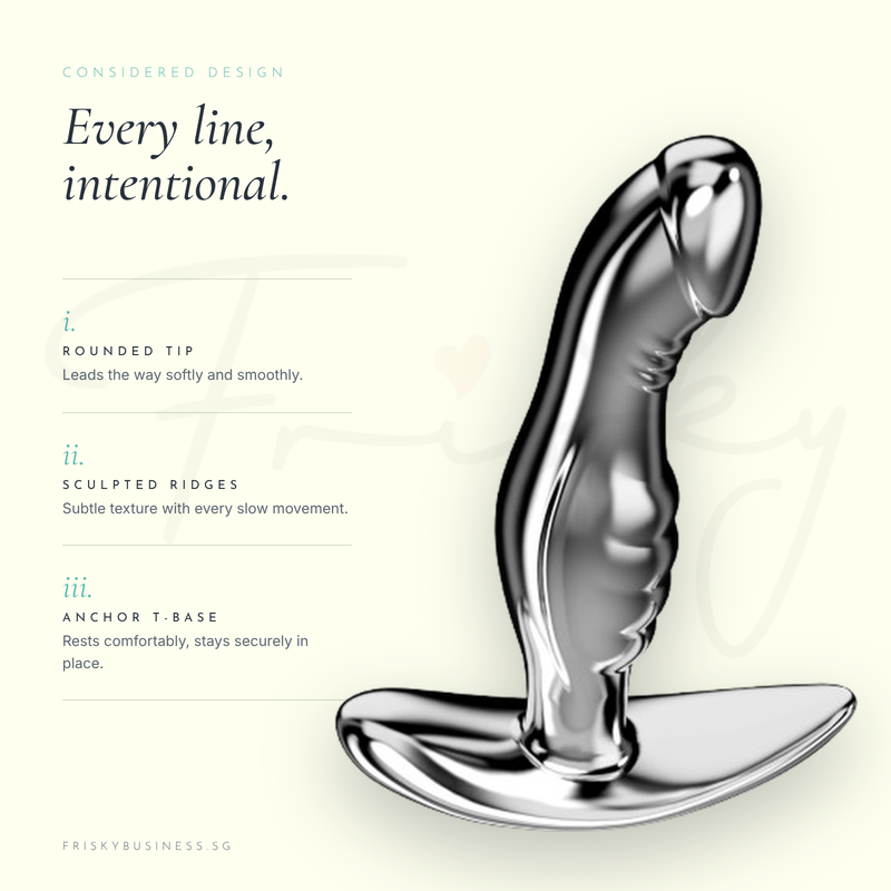 Argent Curve Crystal Plug