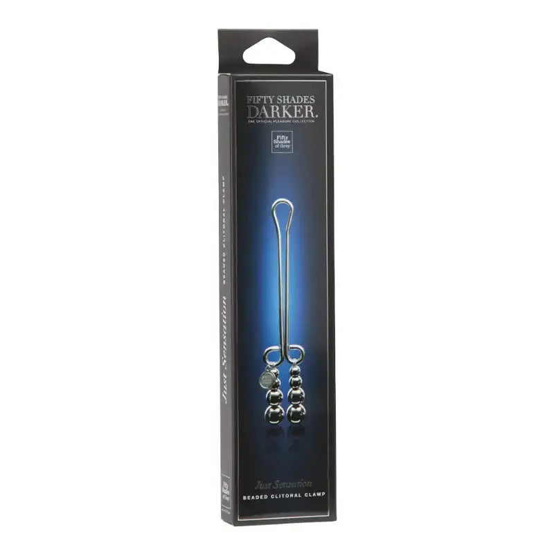 Fifty Shades Darker Just Sensation Beaded Clitoral Clamps BDSM versatile use for sensory exploration Singapore