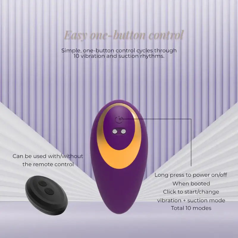Clit Craze - Pocket Size Mini Wearable Suction Vibrator - Frisky Business Adult Sex Toys Shop