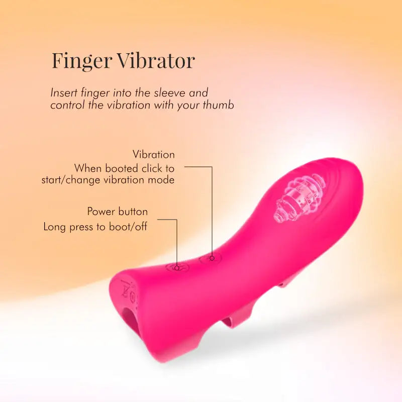 Pure Ecstasy - Rechargeable Finger Vibrator - Frisky Business Adult Sex Toys Shop