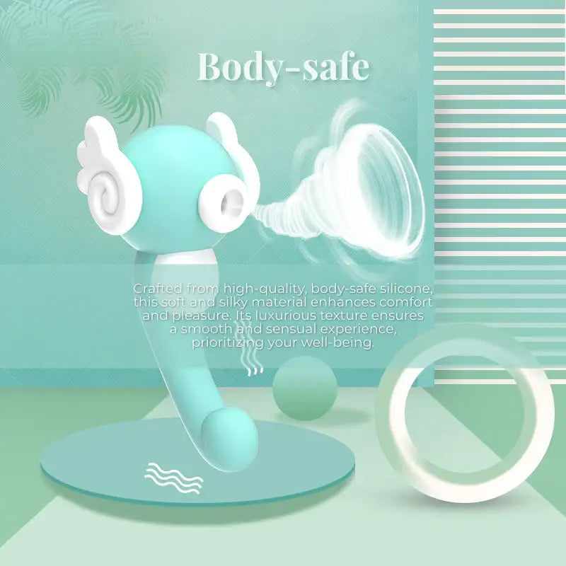 Sea Kiss - 2 in 1 Clitoris G-spot Vibrator - Frisky Business Adult Sex Toys Shop