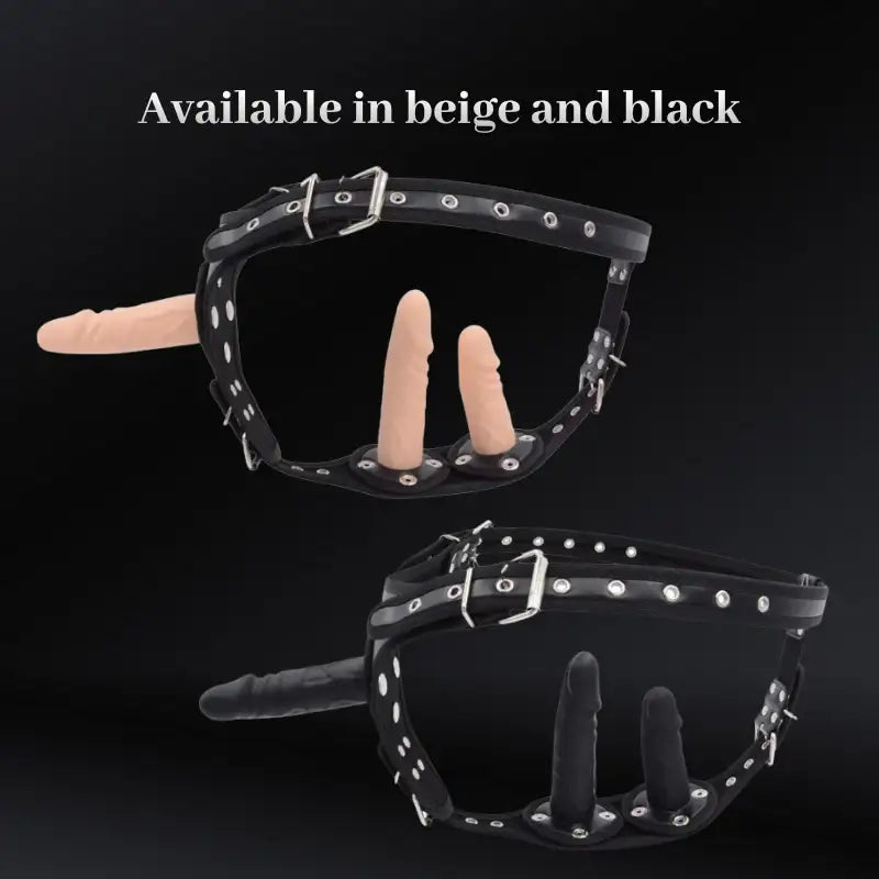 BDSM Strap On 3 Dildos Harness/Strap On Kit - Frisky Business Adult Sex Toys Shop