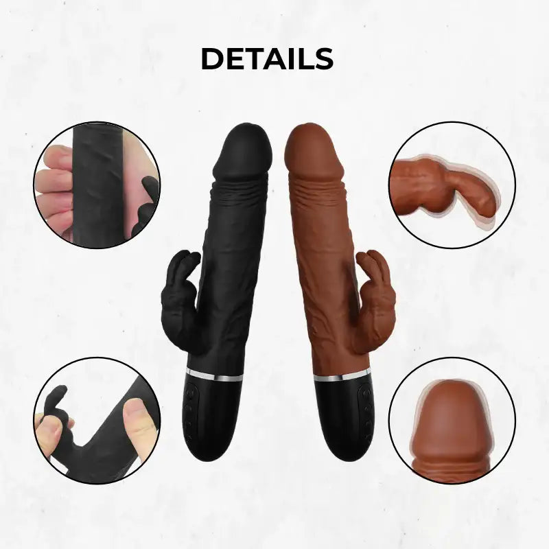 RabbitRide - Realistic Dildo Vibrator - Frisky Business Adult Sex Toys Shop
