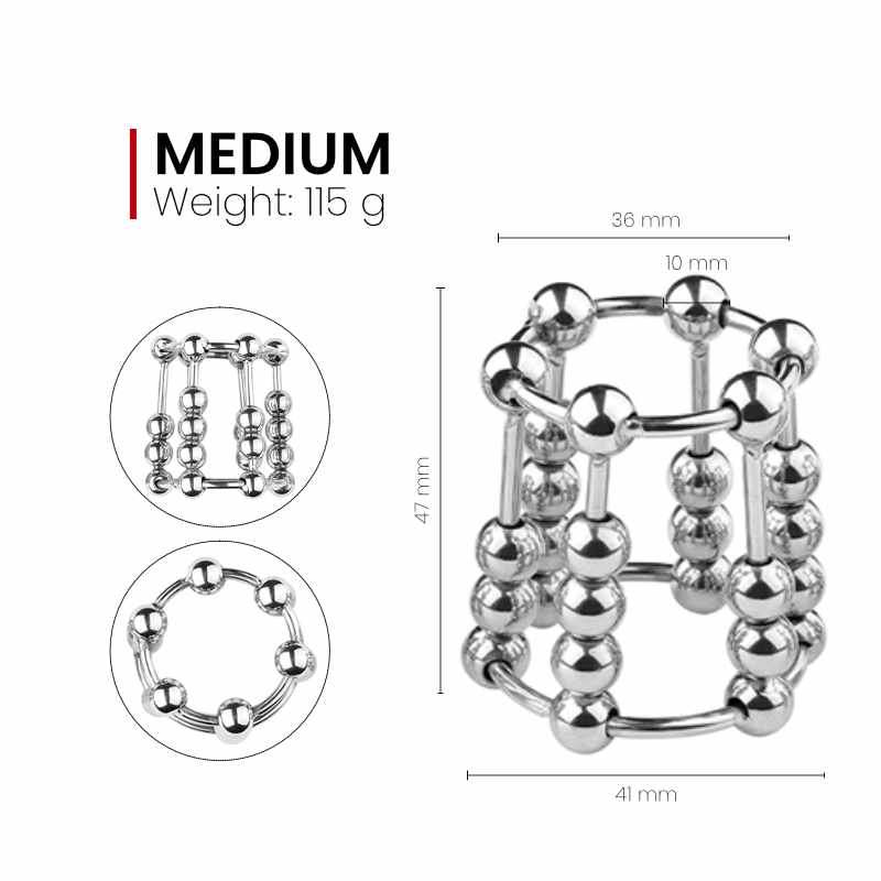 Cocky - Penis Cage with Movable Beads - Frisky Business Adult Sex Toys Shop
