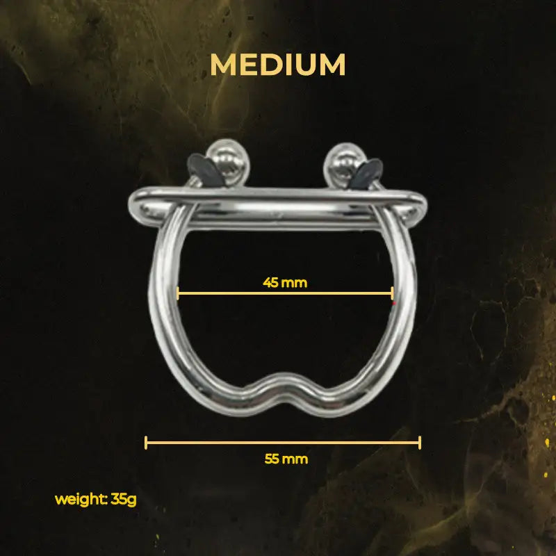 Desire's Halo - Stainless Steel Penis/Cock Ring - Frisky Business Adult Sex Toys Shop