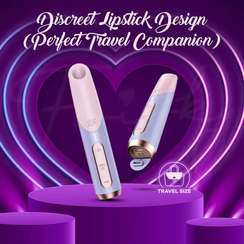 Satisfyer Bold Kiss Travel-Friendly Compact Size Lightweight Ergonomic Quiet Operation Adult Device Singapore
