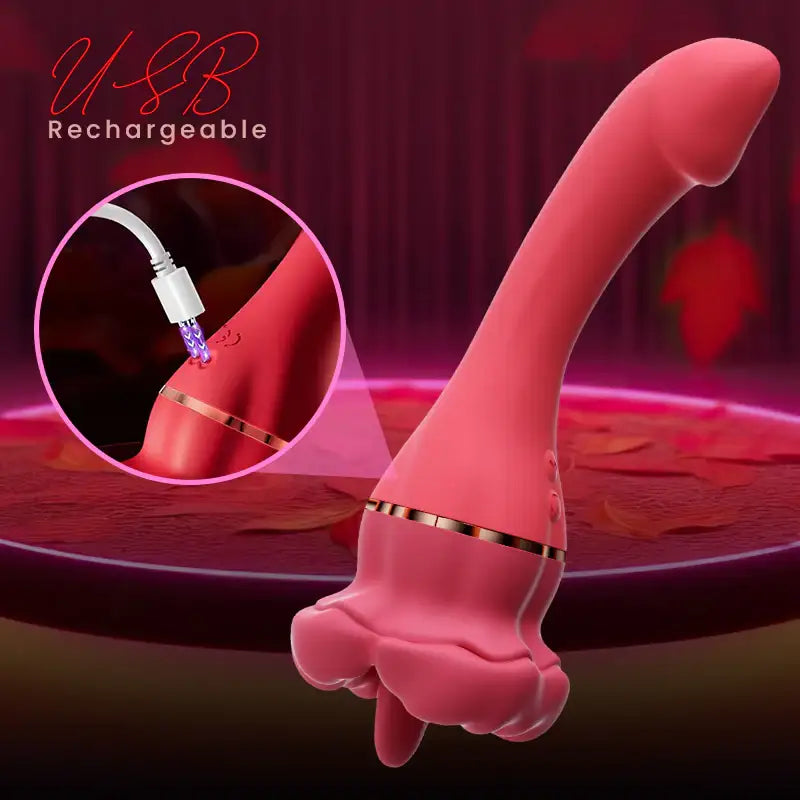 Hot Kiss Duo – Dual Ended Vibrator - Frisky Business Adult Sex Toys Shop