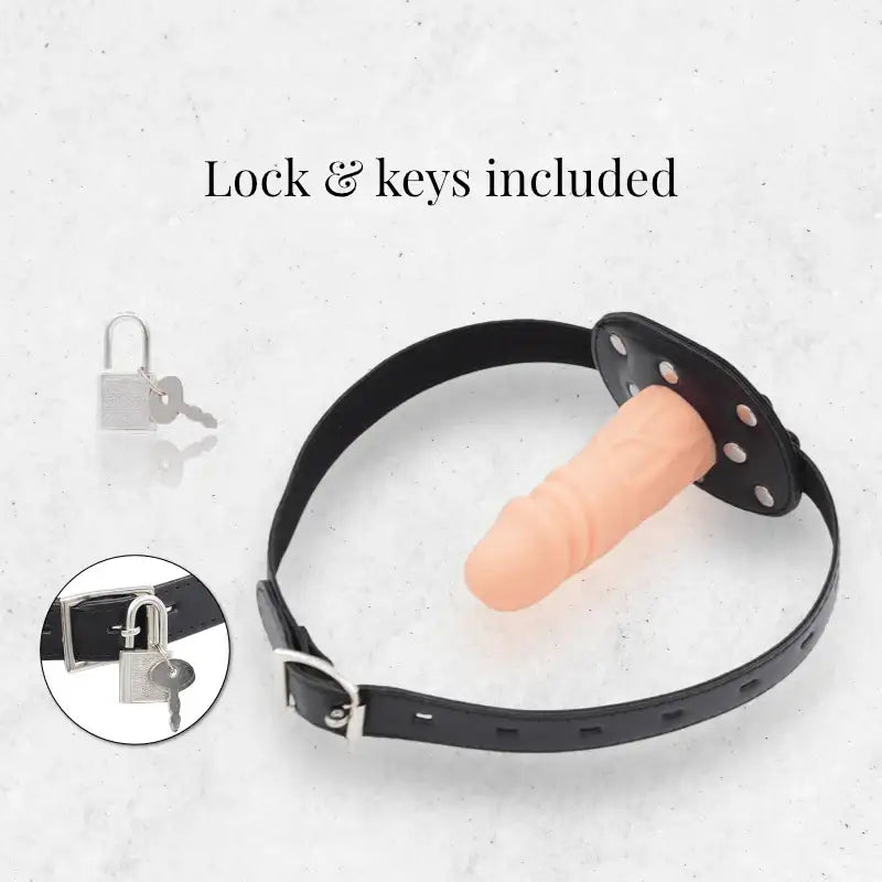 BDSM Mouth Gag Dildo - Frisky Business Adult Sex Toys Shop