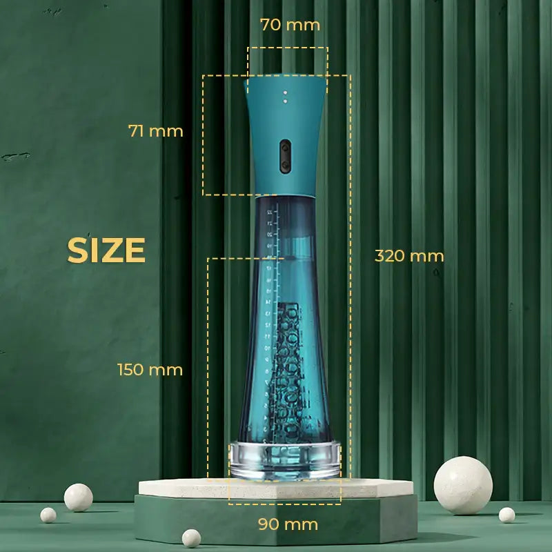 The PumpMaster Pro - Automatic Penis Pump cum Masturbator - Frisky Business Adult Sex Toys Shop