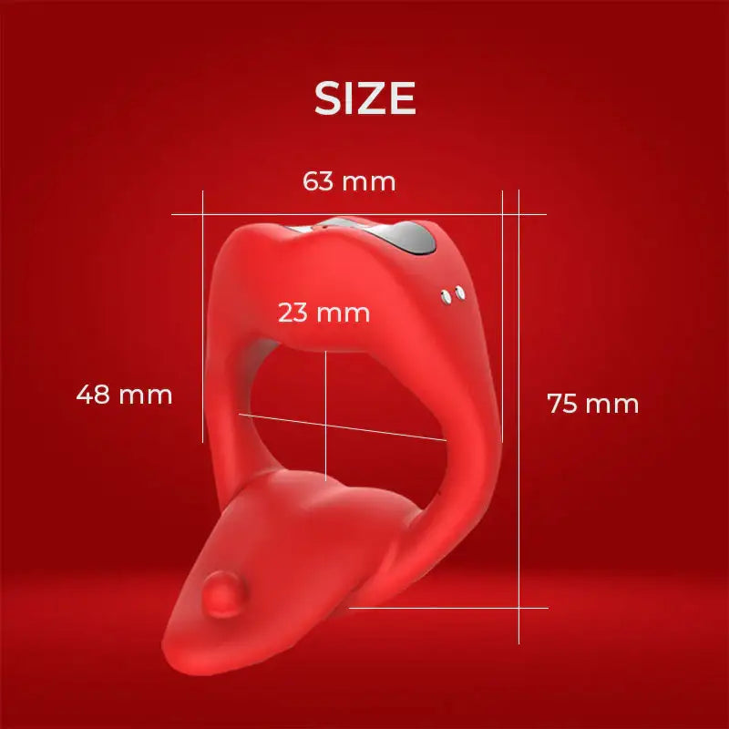 Tingle Tongue - Vibrating Cock Ring - Frisky Business Adult Sex Toys Shop