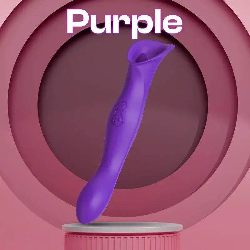 Amora Lick - Female Single Vibrator with Licking Tongue - Frisky Business Adult Sex Toys Shop