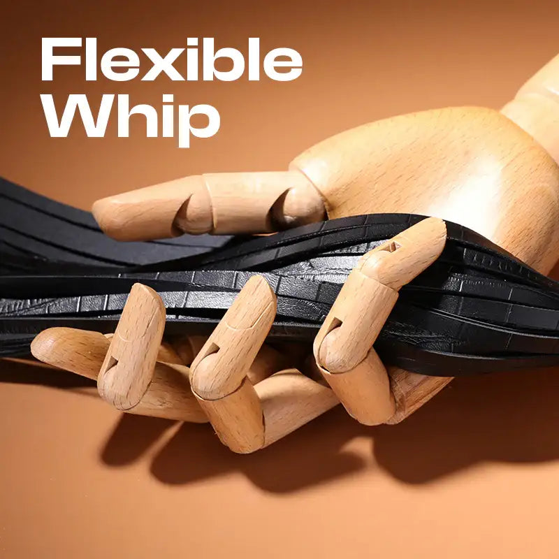 Bell Brilliance - Leather Metal Tassel Whip - Frisky Business Adult Sex Toys Shop
