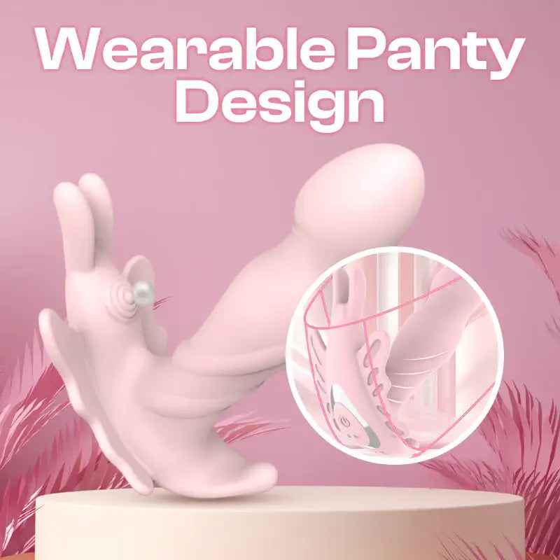 Flirty Flutter - Wearable Vibrator with Remote Control - Frisky Business Adult Sex Toys Shop