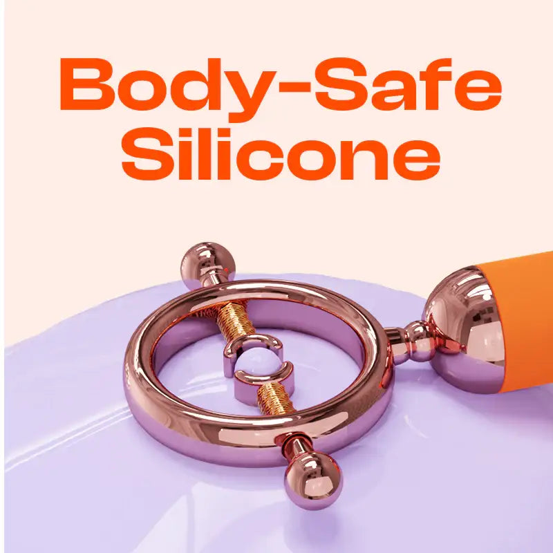 Forbidden Frenzy - Female Vibrating Nipple Clamps - Frisky Business Adult Sex Toys Shop