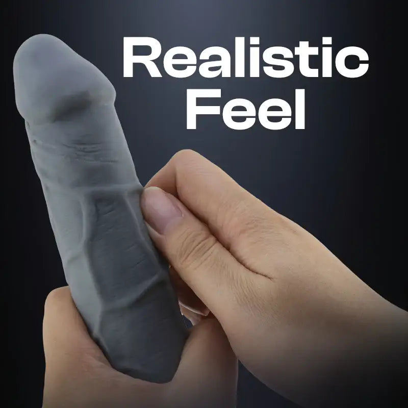 Large Launch - Male Enlargement Realistic Penis Sleeve - Frisky Business Adult Sex Toys Shop