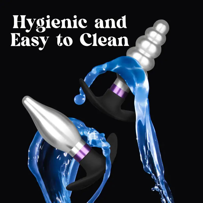 Metallic Moan – Metal Butt Plug - Frisky Business Adult Sex Toys Shop