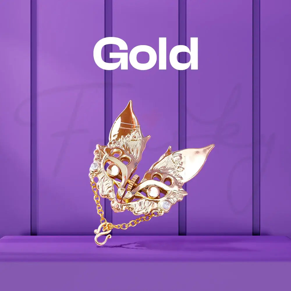 Mystic Fox – Female Foxy Adjustable Nipple Clamps With Feather - Frisky Business Adult Sex Toys Shop