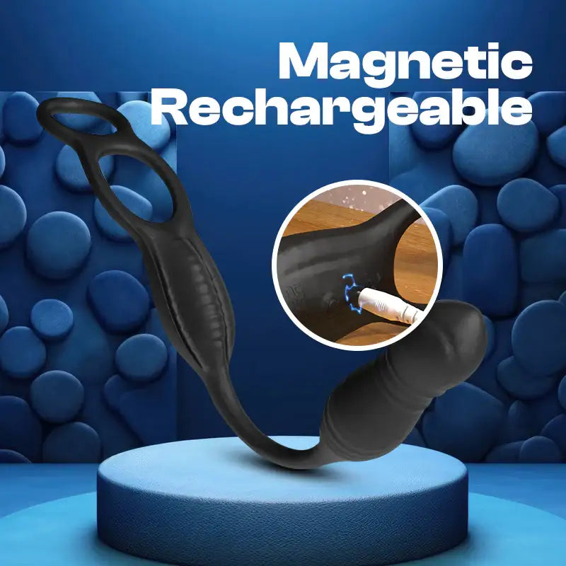 Thrust’Tech Titan – Prostate Massager with 2 Rings - Frisky Business Adult Sex Toys Shop