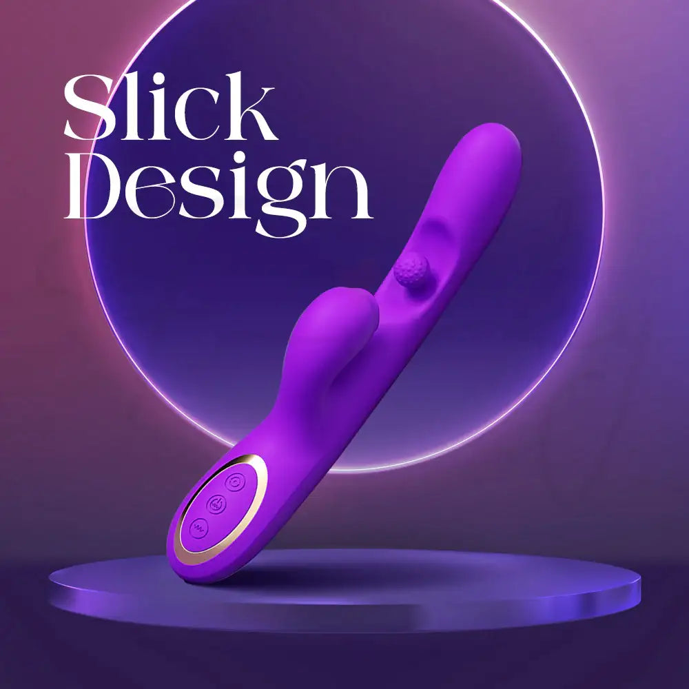 Vibrant Allure - Spinning Ball G-Spot + Licking Vibrator, Adult Female Rechargeable Sex Toy - Frisky Business Adult Sex Toys Shop