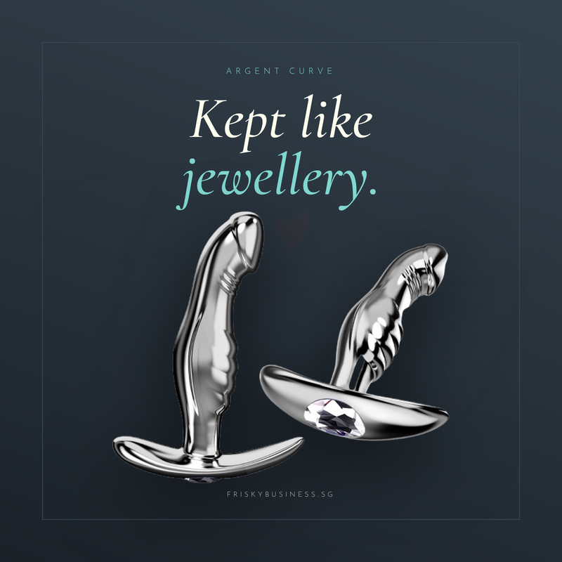 Argent Curve Crystal Plug