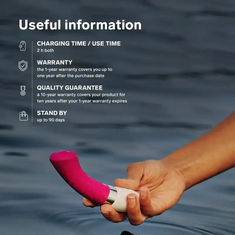 LELO Gigi™ 2 Deep Rose ergonomic curved shape designed for comfort and control Singapore