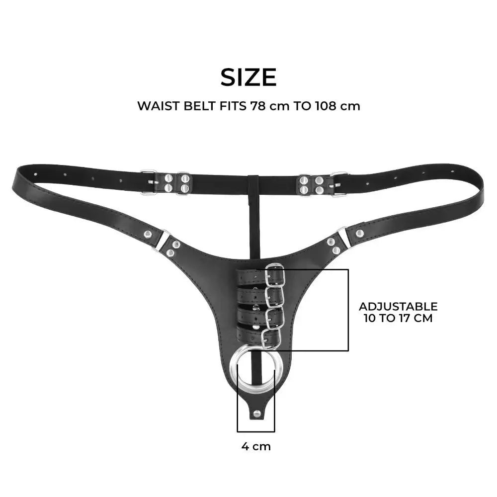 Pleasure Lock - Men Chastity Belt BSDM - Frisky Business Adult Sex Toys Shop