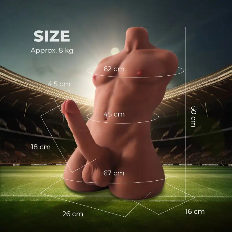 Match Mate – Realistic Manly Torso - Frisky Business Adult Sex Toys Shop