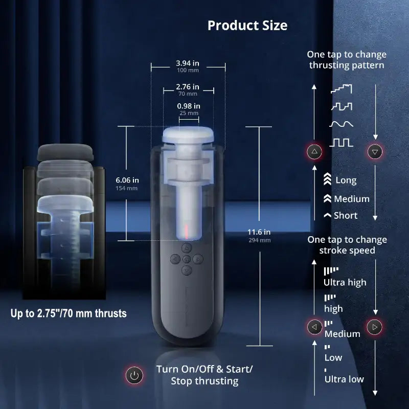 Lovense Solace rechargeable male masturbator USB charging long battery life Singapore
