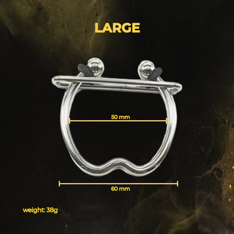 Desire's Halo - Stainless Steel Penis/Cock Ring - Frisky Business Adult Sex Toys Shop